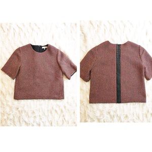 Sandro Paris tweed top